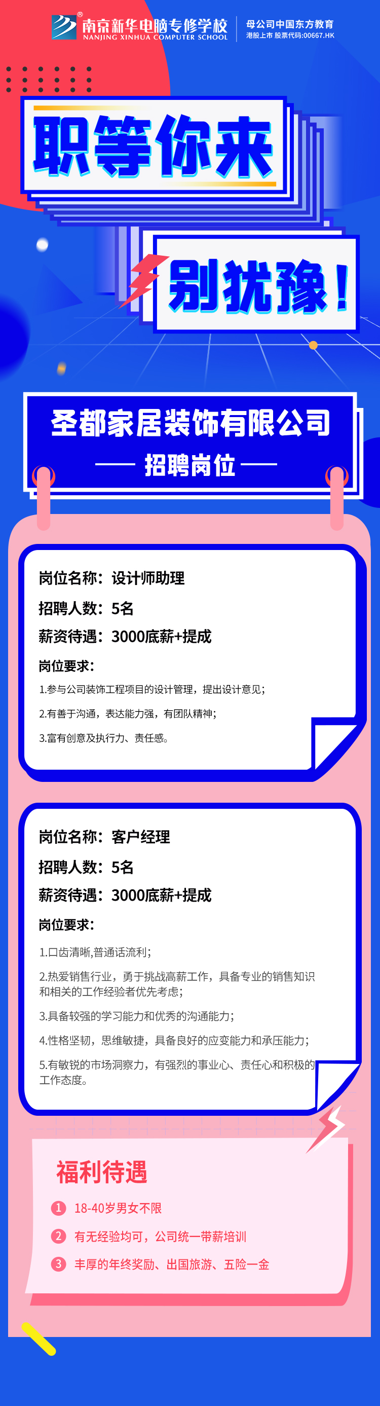 招賢納士，“職”等你來(lái)！