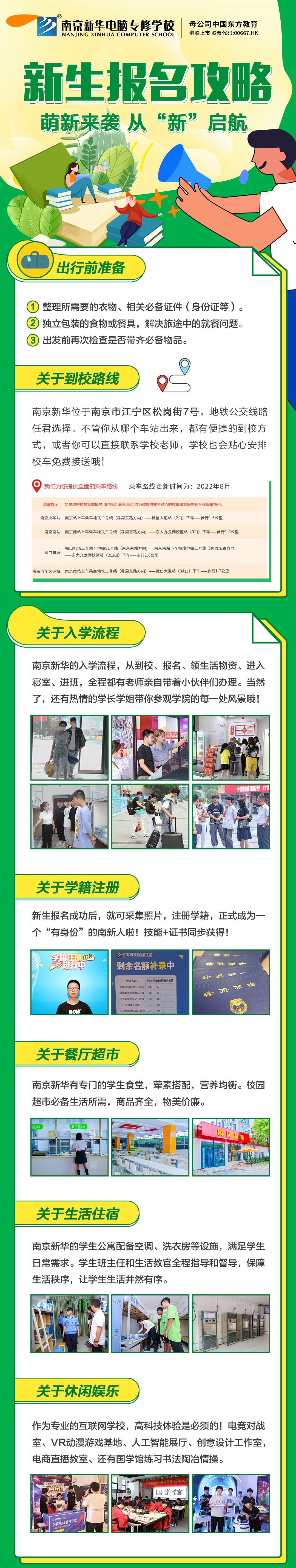 新生報名攻略| 2022級的同學們，我們在南京新華等你！